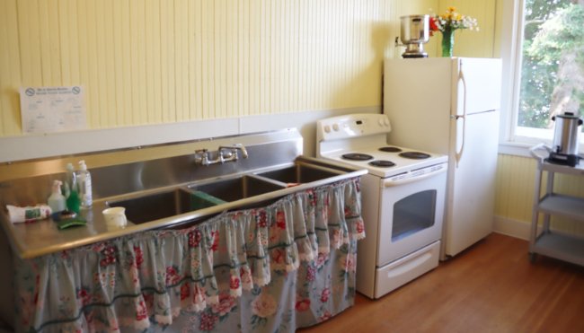 Upstairs kitchenette